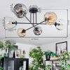 Ripoll Taklampa, kullampa Amber, Klart, Rökfärger, 6-ljuskällor