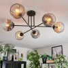 Ripoll Taklampa, kullampa Amber, Klart, Rökfärger, 6-ljuskällor