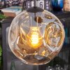 Ripoll Pendellampa, kullampa, Pendellampa Cluster Amber, Krom, Guld, Rökfärger, 4-ljuskällor