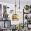 Koyoto Pendellampa, kullampa, Pendellampa Cluster Amber, Guld, Klart, Rökfärger, 4-ljuskällor