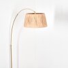 Granja Golvlampa Mässing, Svart, 1-ljuskällor
