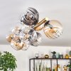 Koyoto Taklampa, kullampa Guld, Svart, 10-ljuskällor