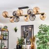 Koyoto Taklampa, kullampa Guld, Svart, 10-ljuskällor
