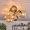 Koyoto Taklampa, kullampa Guld, Svart, 10-ljuskällor