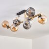Koyoto Taklampa, kullampa Guld, Svart, 10-ljuskällor