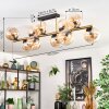 Gastor Taklampa, kullampa Guld, Svart, 10-ljuskällor