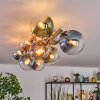 Gastor Taklampa, kullampa Guld, Svart, 10-ljuskällor