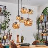 Ripoll Pendellampa, kullampa, Pendelbelysning Amber, 6-ljuskällor