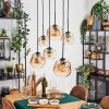 Ripoll Pendellampa, kullampa, Pendelbelysning Amber, Klart, 6-ljuskällor