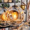 Ripoll Pendellampa, kullampa, Pendelbelysning Amber, Klart, 6-ljuskällor