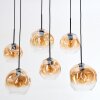 Ripoll Pendellampa, kullampa, Pendelbelysning Amber, Klart, 6-ljuskällor