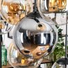 Gastor Pendellampa, kullampa, Pendelbelysning Amber, Krom, Klart, Rökfärger, 8-ljuskällor