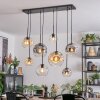 Ripoll Pendellampa, kullampa, Pendelbelysning Amber, Klart, Rökfärger, 8-ljuskällor