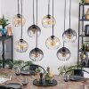 Koyoto Pendellampa, kullampa, Pendelbelysning Amber, Klart, Rökfärger, 8-ljuskällor