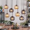 Koyoto Pendellampa, kullampa, Pendelbelysning Amber, Rökfärger, 8-ljuskällor