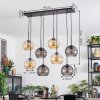 Koyoto Pendellampa, kullampa, Pendelbelysning Amber, Rökfärger, 8-ljuskällor