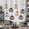 Koyoto Pendellampa, kullampa, Pendelbelysning Amber, Rökfärger, 8-ljuskällor
