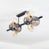 Koyoto Taklampa, kullampa Amber, Klart, Rökfärger, 8-ljuskällor