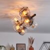 Koyoto Taklampa, kullampa Amber, Klart, Rökfärger, 8-ljuskällor