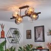 Koyoto Taklampa, kullampa Amber, Klart, Rökfärger, 8-ljuskällor