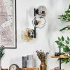 Ripoll kullampa, Vägglampa Amber, Klart, Rökfärger, 3-ljuskällor
