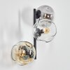 Ripoll kullampa, Vägglampa Amber, Klart, Rökfärger, 3-ljuskällor