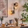 Ripoll kullampa, Vägglampa Amber, Klart, Rökfärger, 3-ljuskällor
