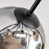 Koyoto Taklampa, kullampa 86 cm Amber, Klart, Rökfärger, 8-ljuskällor