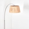 Granja Golvlampa Nickel matt, Svart, 1-ljuskällor