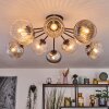 Koyoto Taklampa, kullampa 81 cm Amber, Klart, Rökfärger, 10-ljuskällor