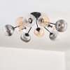 Koyoto Taklampa, kullampa 81 cm Amber, Klart, Rökfärger, 10-ljuskällor
