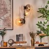 Koyoto kullampa, Vägglampa Amber, Klart, Rökfärger, 3-ljuskällor
