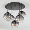 Koyoto Taklampa, kullampa 33 cm Klart, Rökfärger, 5-ljuskällor