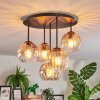 Koyoto Taklampa, kullampa 33 cm Amber, Klart, 5-ljuskällor