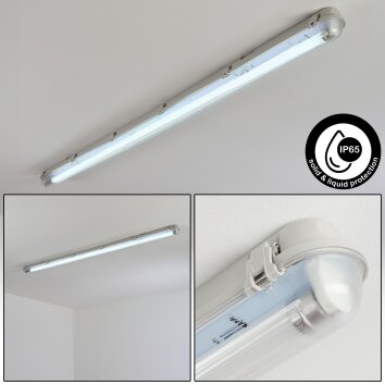 Ilena Utomhusbelysning, badrumslampa, Taklampa LED Grått, 1-ljuskällor