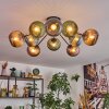 Koyoto Taklampa, kullampa 85 cm Blå, Grön, Kopparfärg, 10-ljuskällor