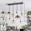 Koyoto Pendellampa, kullampa, Pendelbelysning Amber, Klart, Rökfärger, 8-ljuskällor
