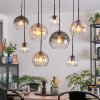 Koyoto Pendellampa, kullampa, Pendelbelysning Amber, Klart, Rökfärger, 8-ljuskällor