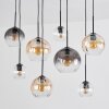 Koyoto Pendellampa, kullampa, Pendelbelysning Amber, Klart, Rökfärger, 8-ljuskällor