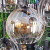 Koyoto Pendellampa, kullampa, Pendelbelysning Amber, Klart, Rökfärger, 8-ljuskällor