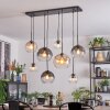 Koyoto Pendellampa, kullampa, Pendelbelysning Amber, Klart, Rökfärger, 8-ljuskällor