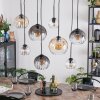 Koyoto Pendellampa, kullampa, Pendelbelysning Amber, Klart, Rökfärger, 8-ljuskällor
