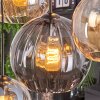 Koyoto Pendellampa, kullampa, Pendelbelysning Amber, Klart, Rökfärger, 8-ljuskällor