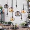 Koyoto Pendellampa, kullampa, Pendelbelysning Amber, Klart, Rökfärger, 8-ljuskällor