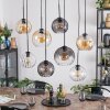 Koyoto Pendellampa, kullampa, Pendelbelysning Amber, Klart, Rökfärger, 8-ljuskällor