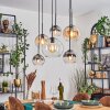 Koyoto Pendellampa, kullampa, Pendelbelysning Amber, Klart, Rökfärger, 6-ljuskällor