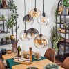 Koyoto Pendellampa, kullampa, Pendelbelysning Amber, Klart, Rökfärger, 6-ljuskällor