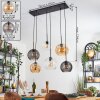 Koyoto Pendellampa, kullampa, Pendelbelysning Amber, Klart, Rökfärger, 6-ljuskällor