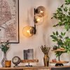 Koyoto kullampa, Vägglampa Amber, Klart, Rökfärger, 3-ljuskällor