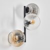 Koyoto kullampa, Vägglampa Amber, Klart, Rökfärger, 3-ljuskällor